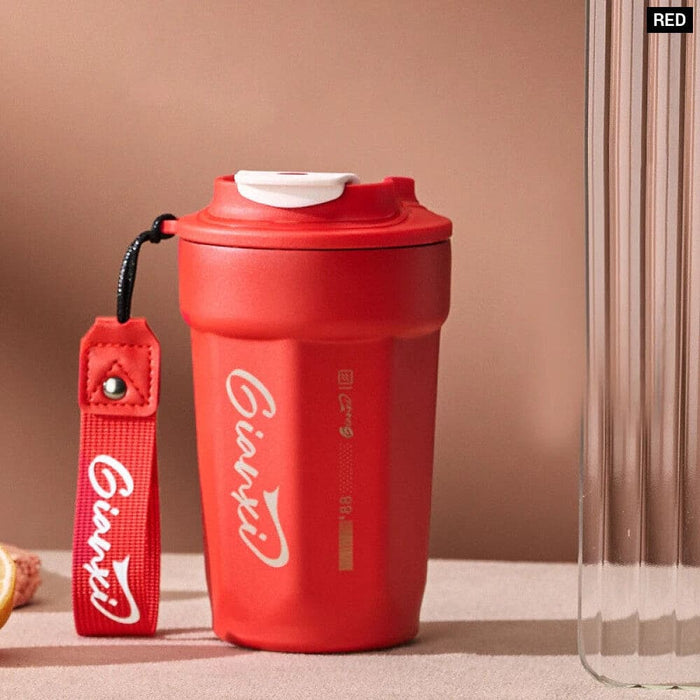 Stainless Steel Coffee Thermos with Handles