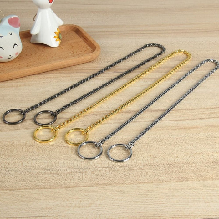 Stainless Steel Copper Plating Dog Collar Chain
