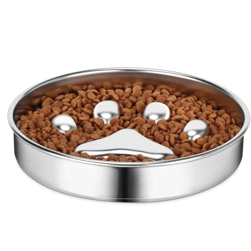 Stainless Steel Dog Bowl Slow Feeder