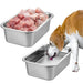 Stainless Steel Dog Bowls Durable Large Pet Water Food Bowl