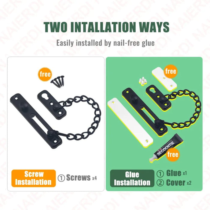 Stainless Steel Door Chain Lock For Security