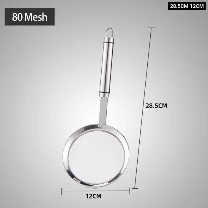 Stainless Steel Fine Mesh Strainers With Long Handles