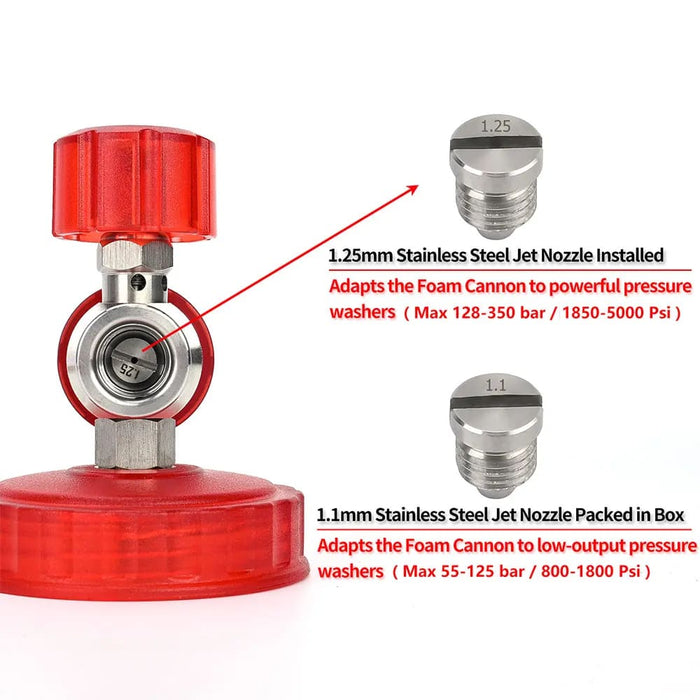 Stainless Steel Foam Cannon for Pressure Washers