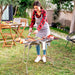 Stainless Steel Foldable Charcoal Bbq Exelq Innovagoods