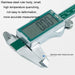 Stainless Steel Full Screen Digital Display Vernier Caliper