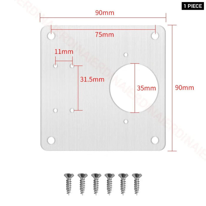Stainless Steel Furniture Hinge Repair Plate