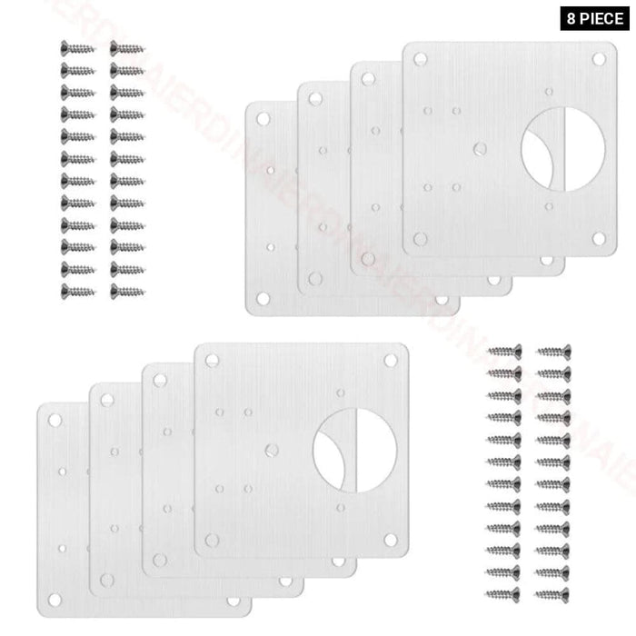 Stainless Steel Furniture Hinge Repair Plate