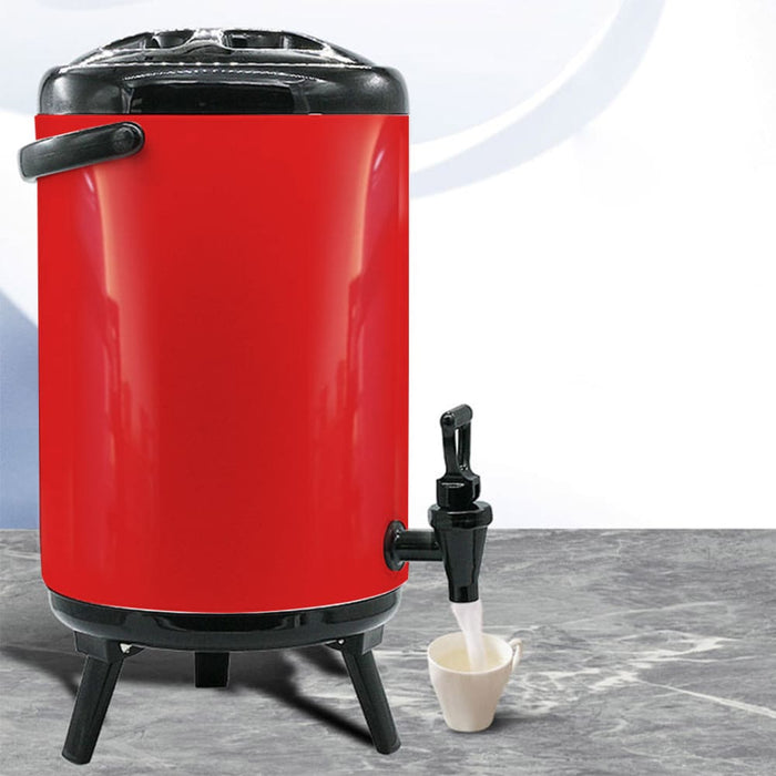 18l Stainless Steel Insulated Milk Tea Barrel Hot And Cold