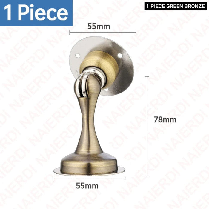 Stainless Steel Magnetic Door Stopper Set For Wall