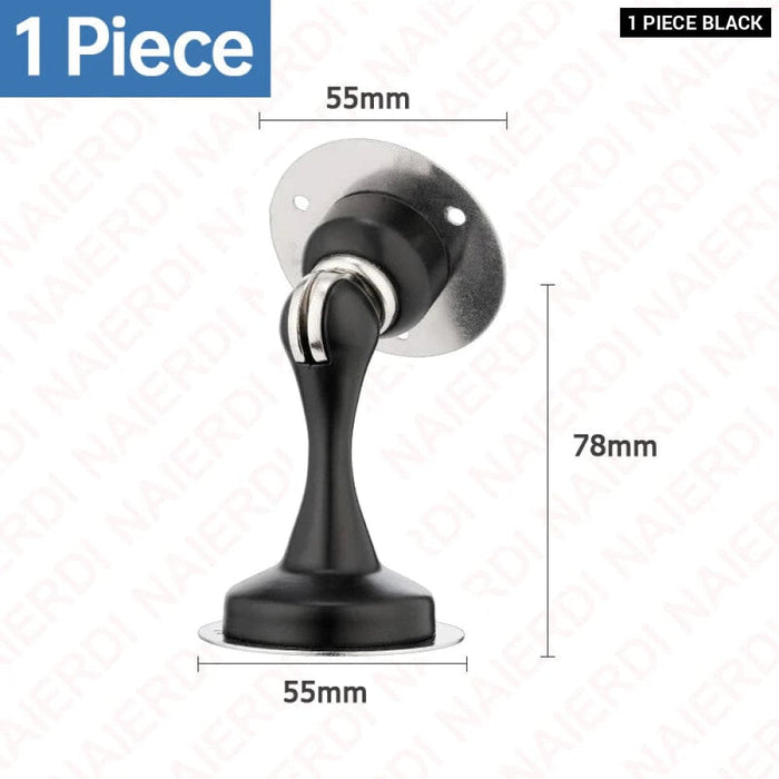 Stainless Steel Magnetic Door Stopper Set For Wall