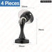 Stainless Steel Magnetic Door Stopper Set For Wall