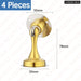 Stainless Steel Magnetic Door Stopper Set For Wall