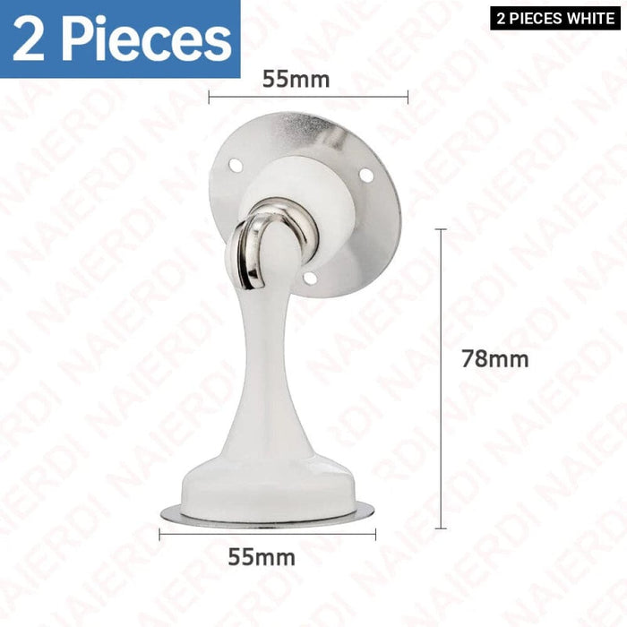Stainless Steel Magnetic Door Stopper Set For Wall