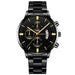 Stainless Steel Mens Luxury Watch with Calendar Business