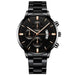 Stainless Steel Mens Luxury Watch with Calendar Business