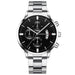 Stainless Steel Mens Luxury Watch with Calendar Business