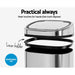68l Stainless Steel Motion Sensor Rubbish Bin