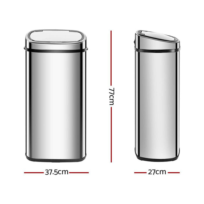 68l Stainless Steel Motion Sensor Rubbish Bin