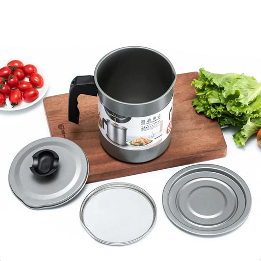 Stainless Steel Oil Filter Pot For Kitchen
