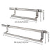 Stainless Steel Over Door Towel Rack Bathroom Kitchen