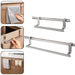 Stainless Steel Over Door Towel Rack Bathroom Kitchen
