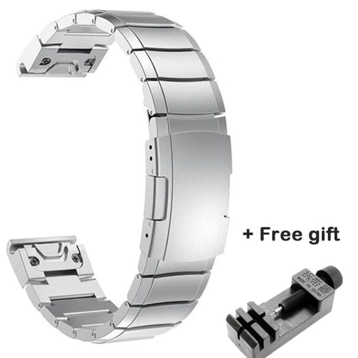 Stainless Steel Quick Release Wrist Strap for Garmin Fenix