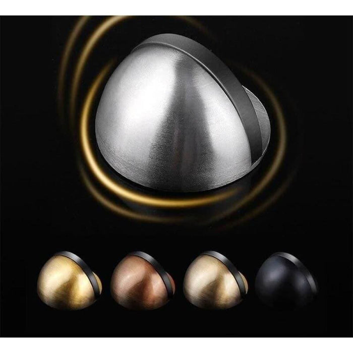 Stainless Steel Rubber Magnetic Door Stopper Non Punching