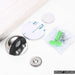 Stainless Steel Rubber Magnetic Door Stopper Non Punching