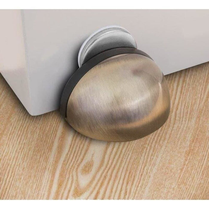 Stainless Steel Rubber Magnetic Door Stopper Non Punching