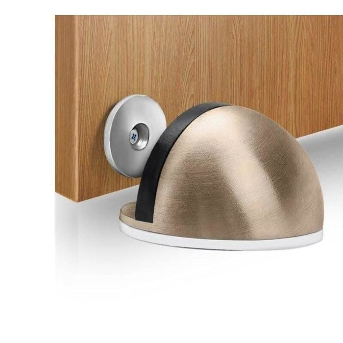 Stainless Steel Rubber Magnetic Door Stopper Non Punching