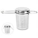 Stainless Steel Tea Infuser with Lid Reusable Mesh Strainer