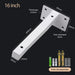 Stainless Steel Triangle Wall Shelf Bracket Heavy Support