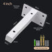 Stainless Steel Triangle Wall Shelf Bracket Heavy Support