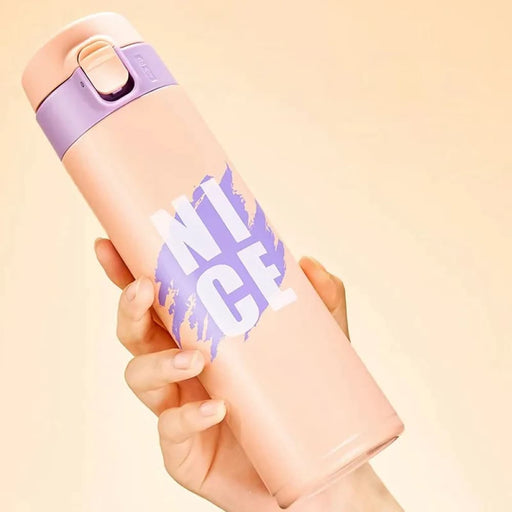 Stainless Steel Vacuum Flask with Straw