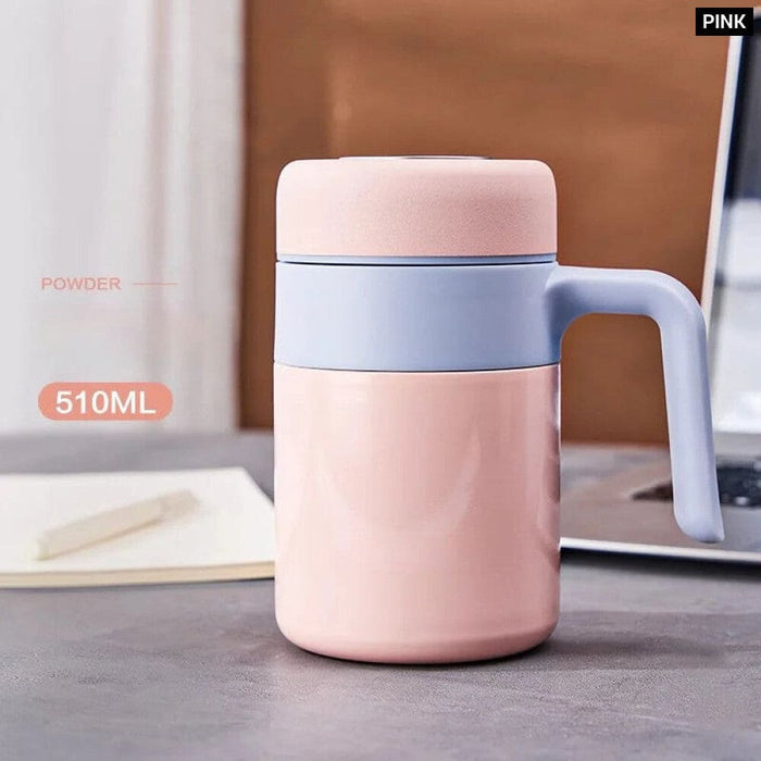 Stainless Steel Vacuum Mug With Tea Separation