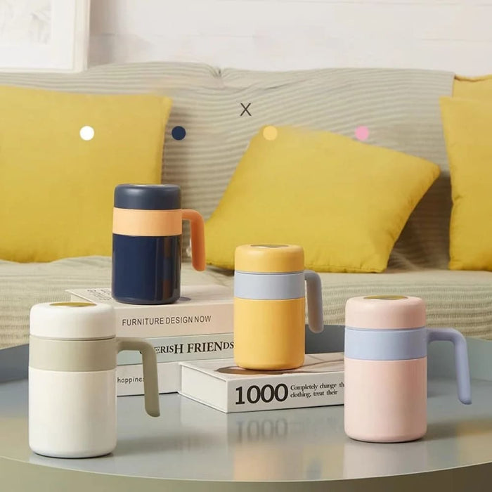 Stainless Steel Vacuum Mug With Tea Separation