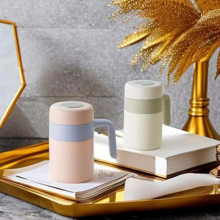 Stainless Steel Vacuum Mug With Tea Separation