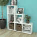 Staircase Bookcase Display Shelf 107 Cm White Xaxppx