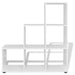 Staircase Bookcase Display Shelf 107 Cm White Xaxppx