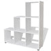 Staircase Bookcase Display Shelf 107 Cm White Xaxppx