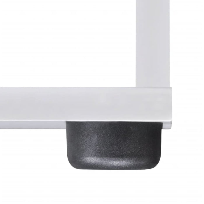 Staircase Bookcase Display Shelf 107 Cm White Xaxppx