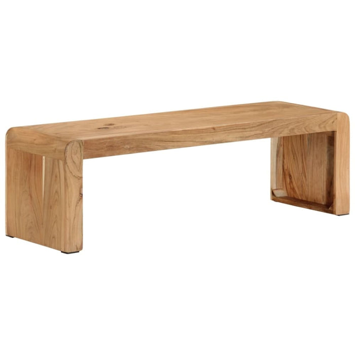 Tv Stand 110x33x33 Cm Solid Wood Acacia Tpolan