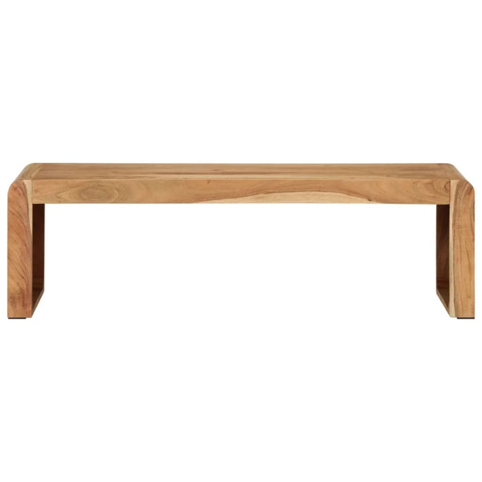 Tv Stand 110x33x33 Cm Solid Wood Acacia Tpolan