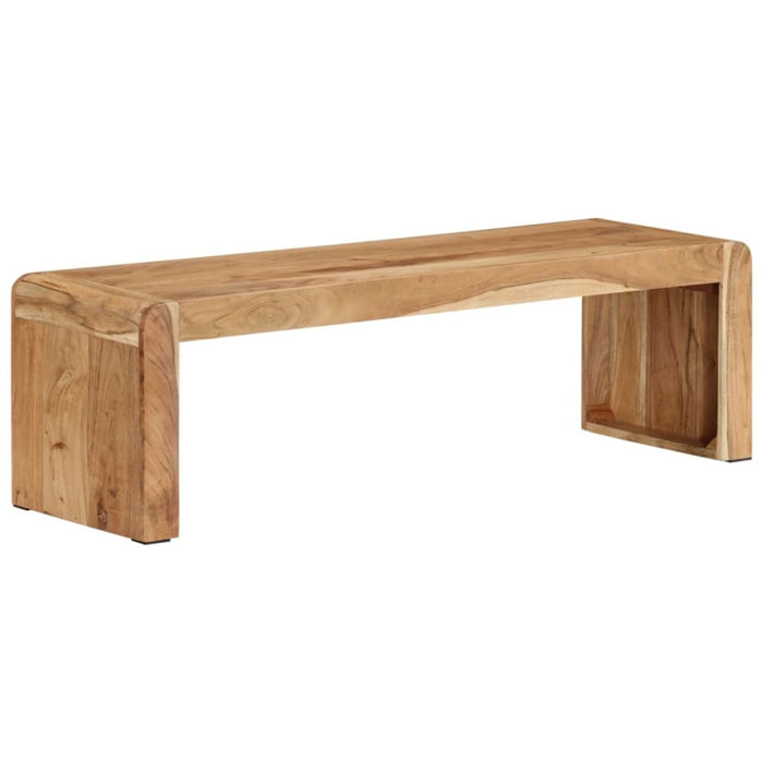 Tv Stand 110x33x33 Cm Solid Wood Acacia Tpolan