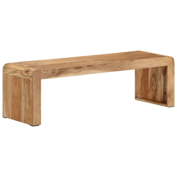 Tv Stand 110x33x33 Cm Solid Wood Acacia Tpolan