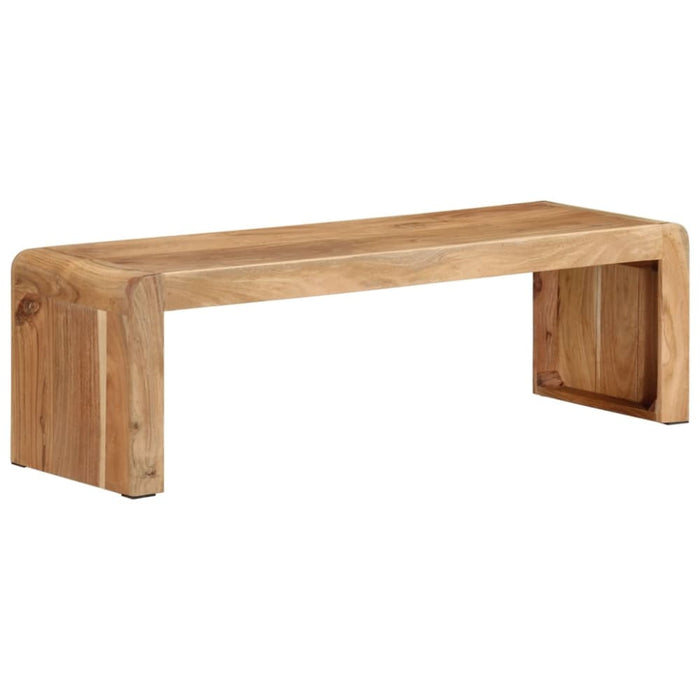 Tv Stand 110x33x33 Cm Solid Wood Acacia Tpolan