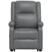 Stand Up Massage Chair Anthracite Faux Leather Tbktktp