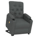Stand Up Massage Chair Dark Grey Fabric Tbkaxlk