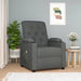 Stand Up Massage Chair Dark Grey Fabric Tbkaxlk