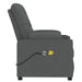 Stand Up Massage Chair Dark Grey Fabric Tbkaxlk
